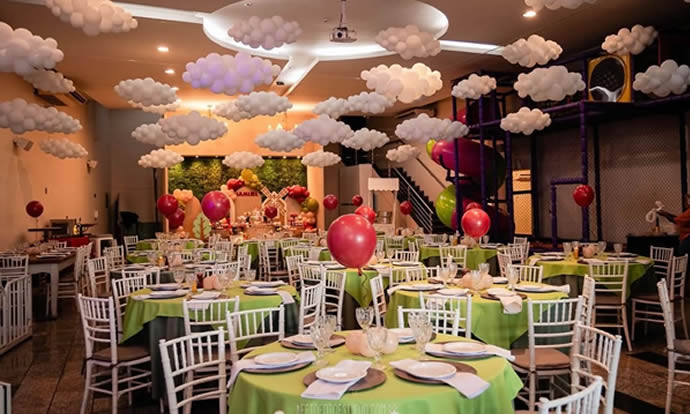 foto da decoração da festa 15 anos